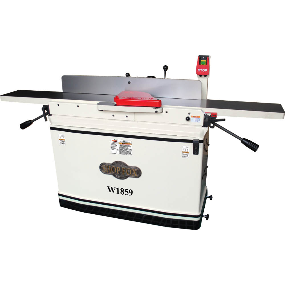 Shop Fox W1859 8-Inch x 76-Inch Parallelogram Jointer with Mobile Base