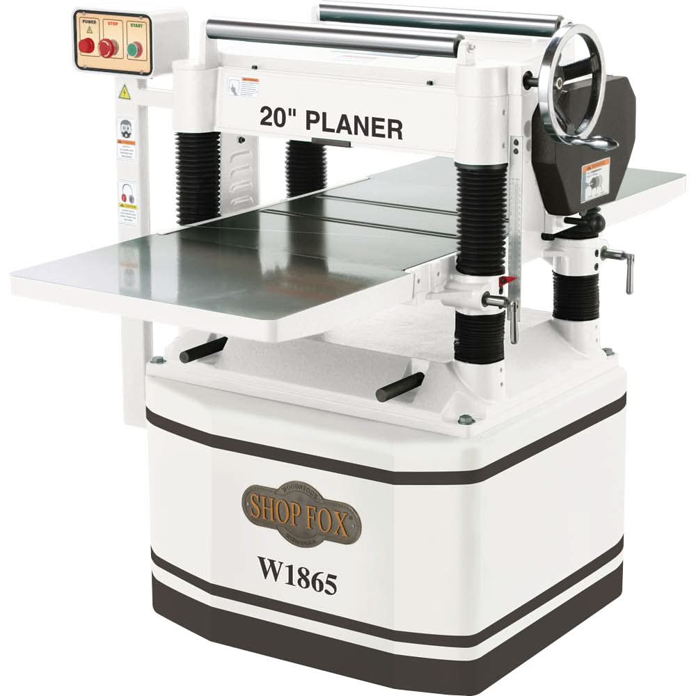 Shop Fox W1865 20-Inch Planer with Helical Cutterhead, 5 HP – Tool Nut
