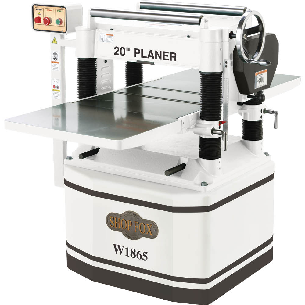 Shop Fox W1865 20-Inch Planer with Helical Cutterhead, 5 HP