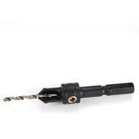 Snappy Tools 7/64" X 3/8" Countersink – Centrotec Compatible, 82° Alloy Steel, For Festool Chucks #93007