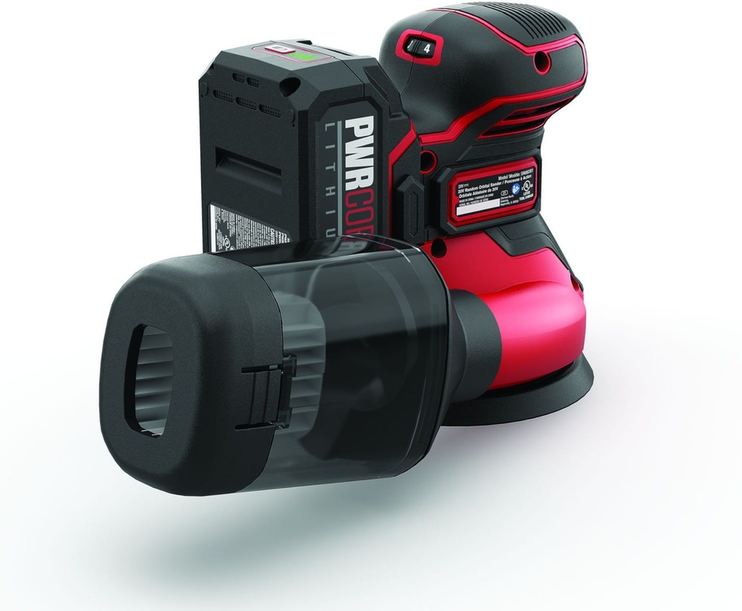 SKIL SR660302 PWRCore 20 Brushless 20V Random Orbital Sander with Battery and PWR JUMP Charger