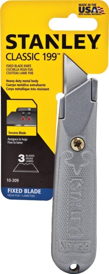 Stanley 10-209 5-1/2" Classic 199Fixed Blade Utility Knife