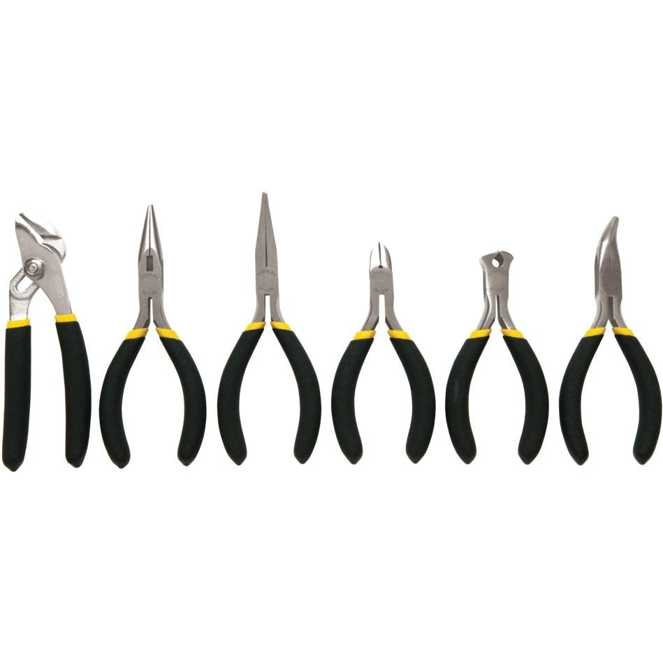 Stanley 84-079 6-Piece Bi-Material Mini Plier Set