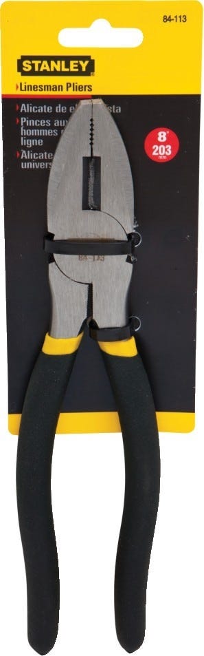 Stanley 84-113 8 in. Linesman Pliers