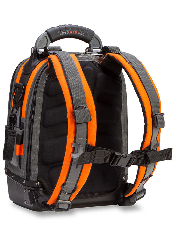 Veto Pro Pac Tech Pac MC Hi-Viz Orange Compact Service Tech Tool Backpack