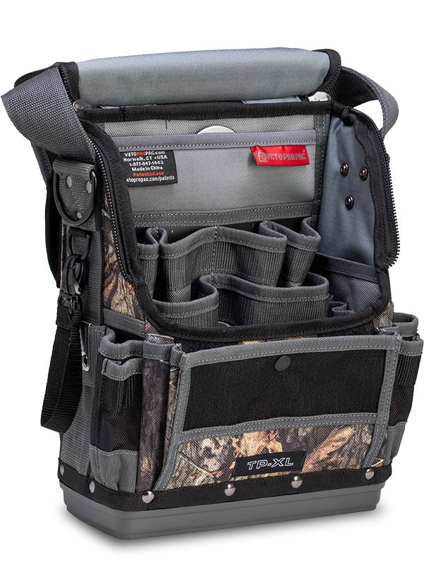 Veto Pro Pac TP-XL Large Sized Zippered Technician's Tool Pouch, Mossy Oak