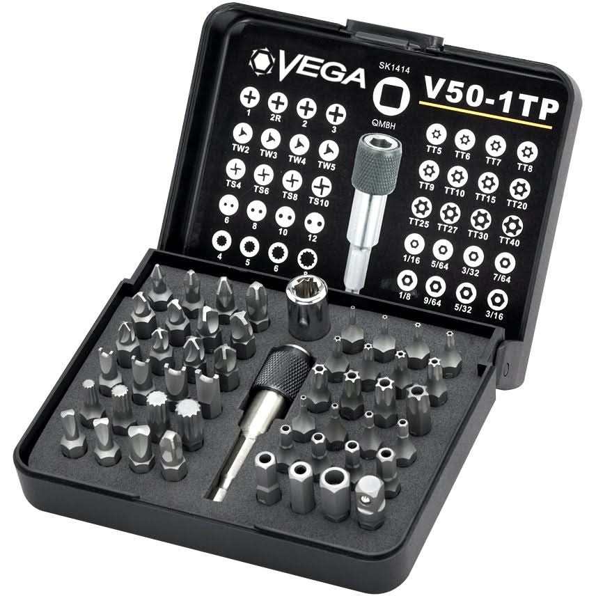 Vega V50-1TP 50pc Driver Bit Set (Tamper) – Tool Nut