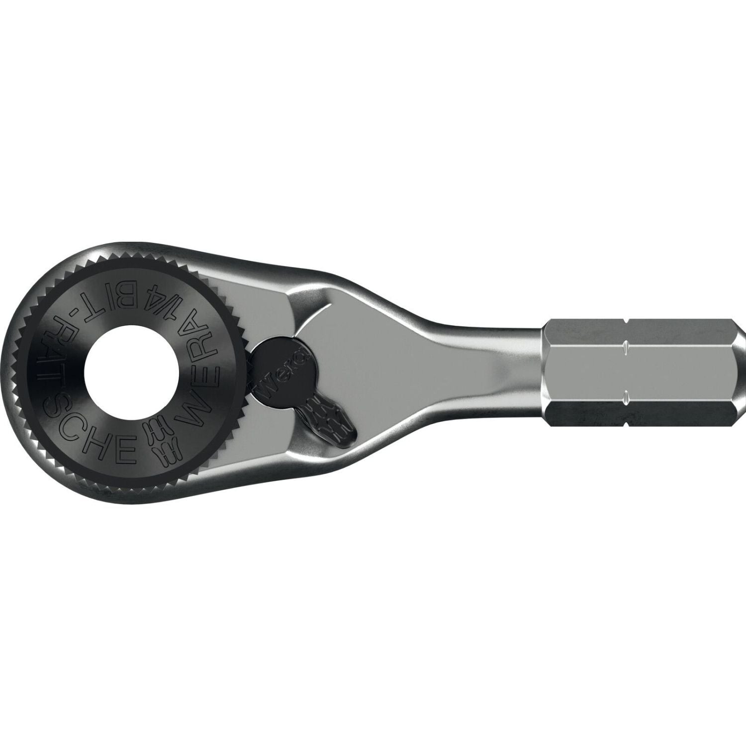 Wera 8011 Zyklop Mini 4 Bit Ratchet, 1/4-in., 1/4-in.x50-mm
