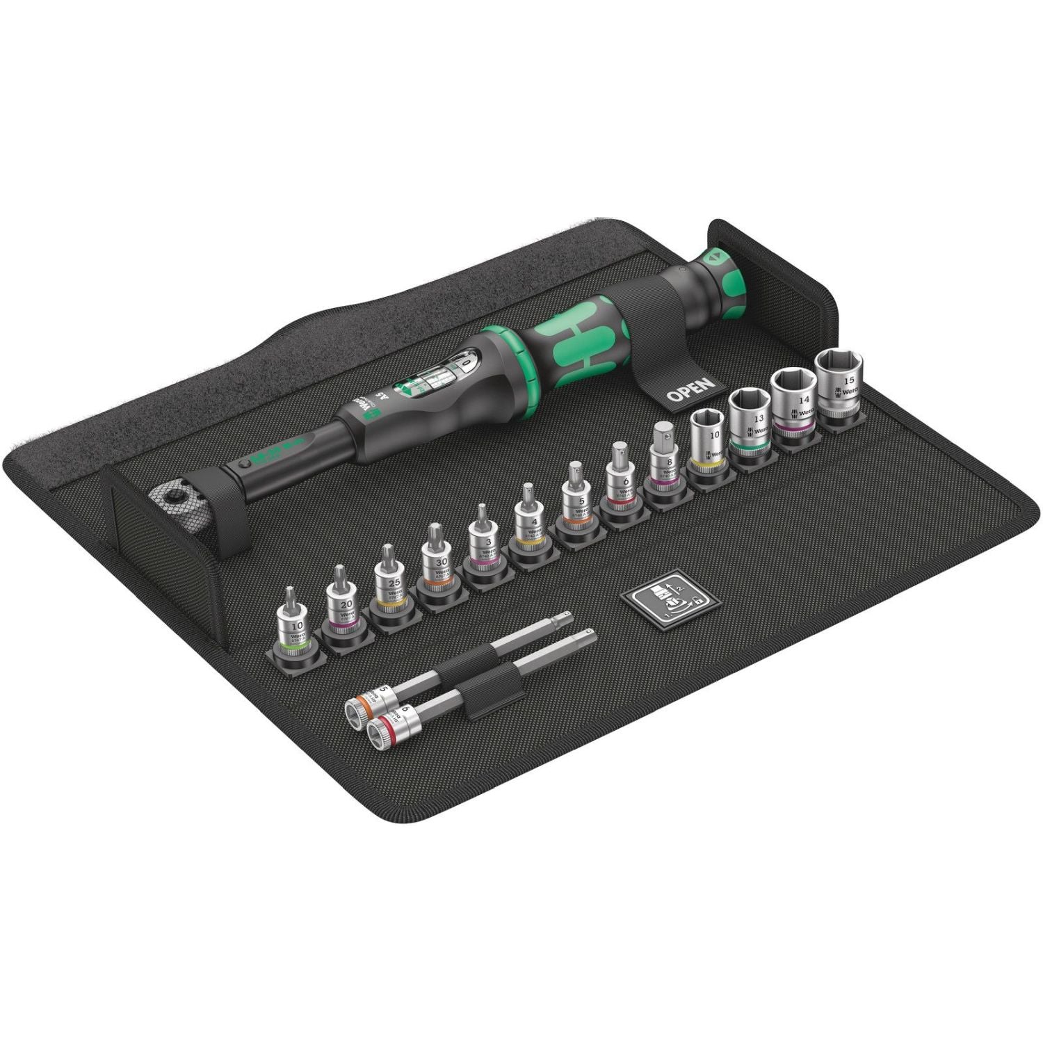WERA 自転車セット　トルク１ Wera Bicycle Set Torque 1, 2.5-25 Nm, 16-Pieces – Tool Nut