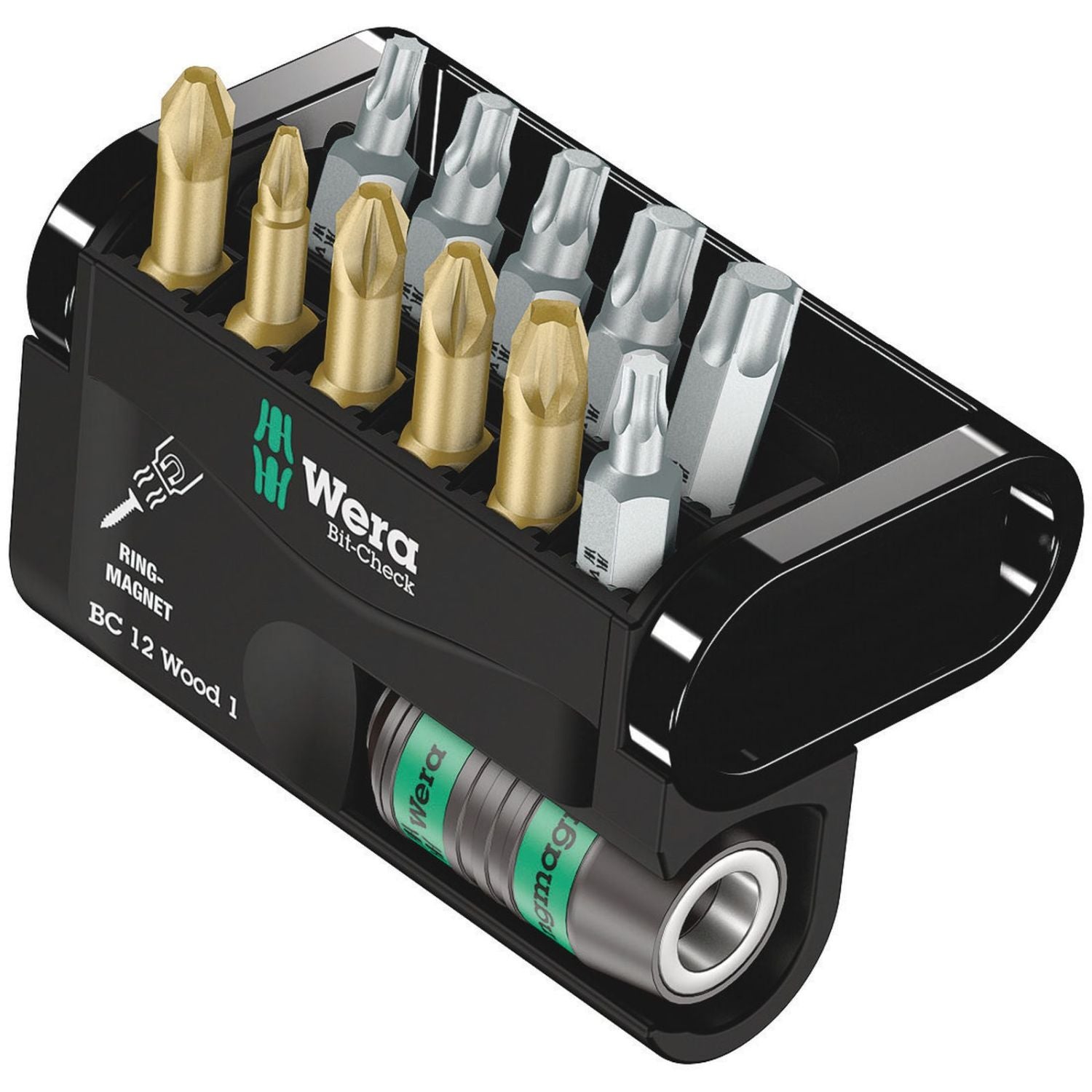 Set De 12 Embouts Bits Torsion Wiha 05057420001 – Multicolore, Pour Vis Torx