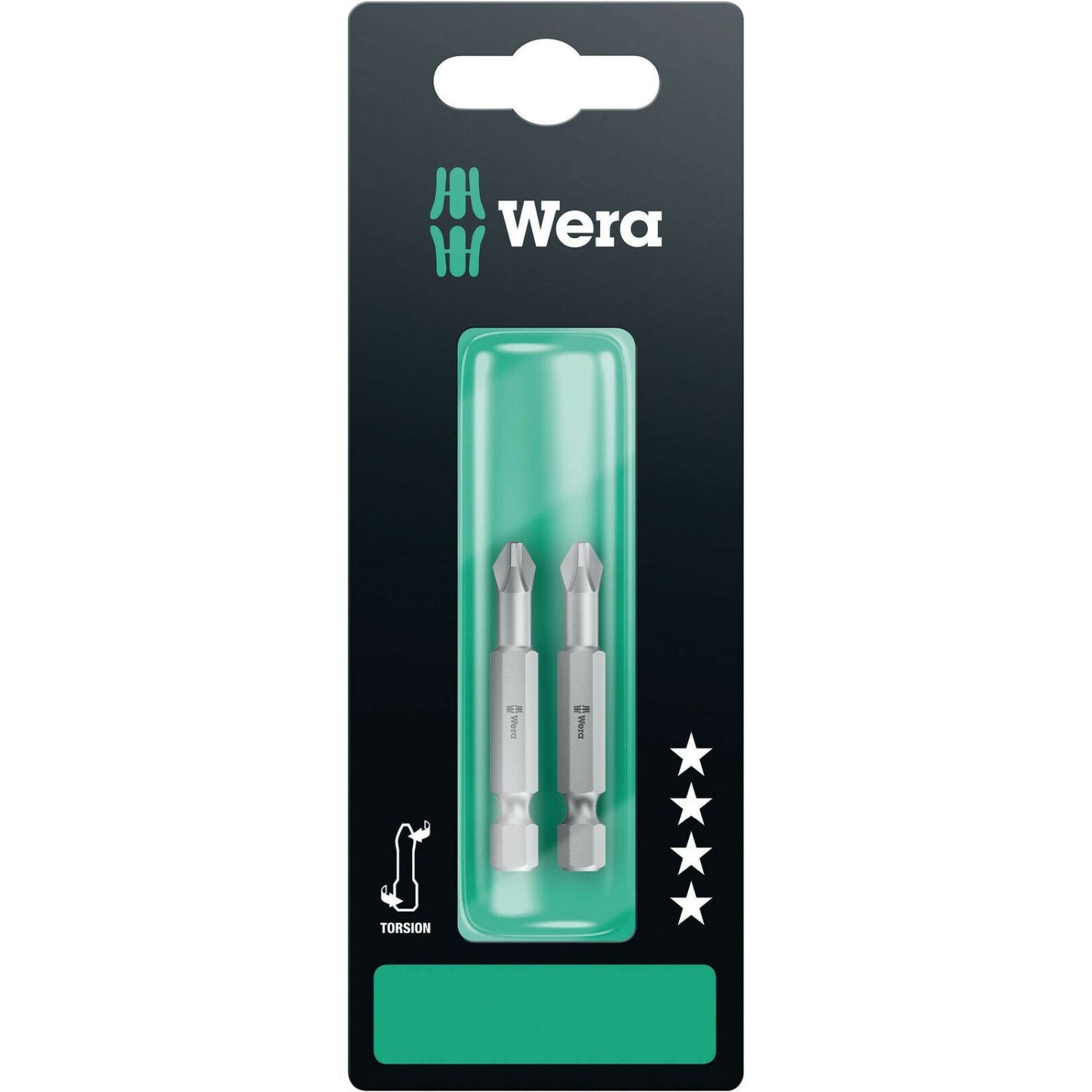 Wera 851/4 Tz SB Bit, Ph 2x50-mm., 2-Pieces – Tool Nut