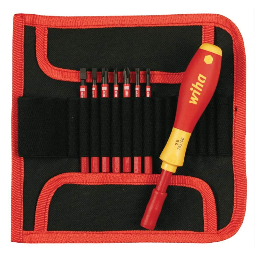 Wiha 28391 8-Piece Insulated SlimLine Blade Set