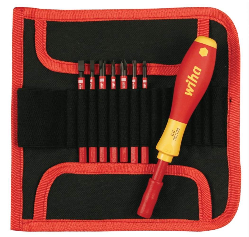 Wiha 28391 8-Piece Insulated SlimLine Blade Set