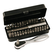 Wiha 74996 1/4" Ratchet and Bits 35 Piece Set