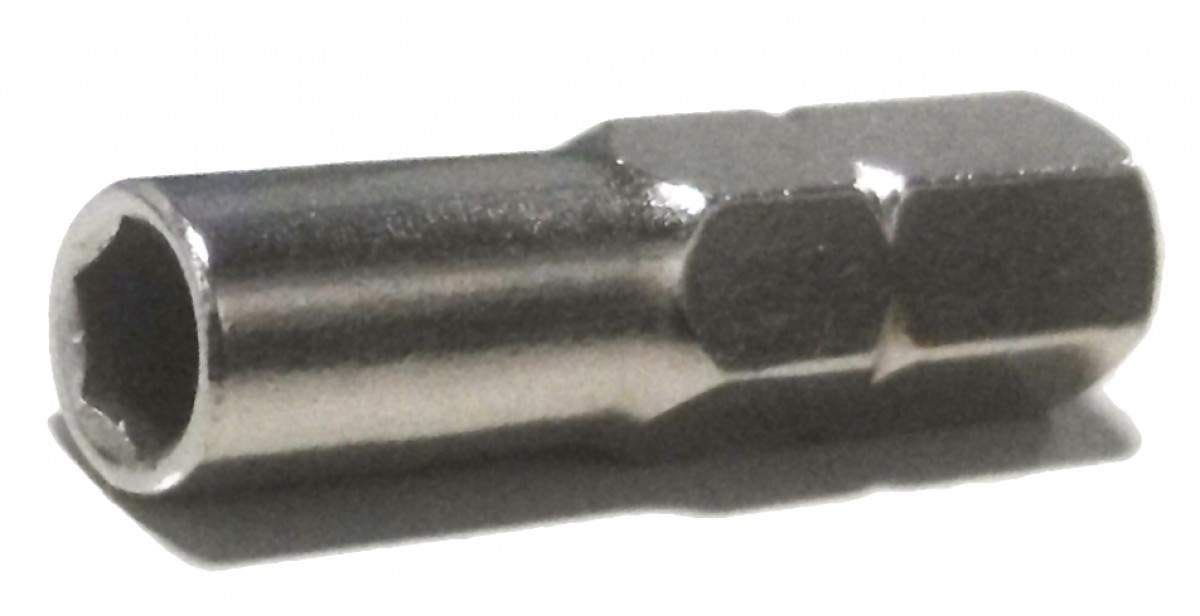 Wiha 75802 Micro Bit to 1/4" Drive Insert Bit Adapter