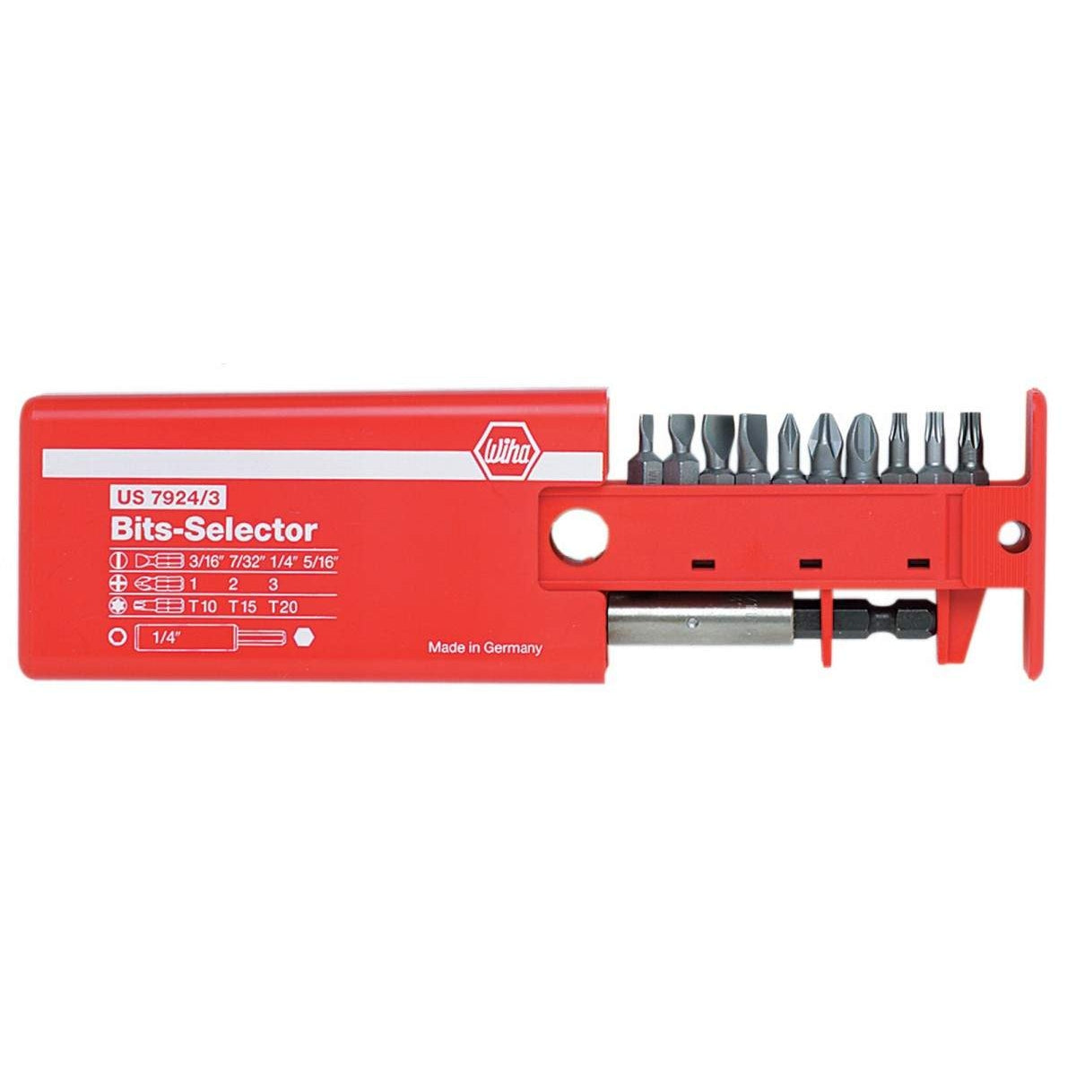 Wiha 79243 Slotted/Phillips/Torx Bit Selector Set