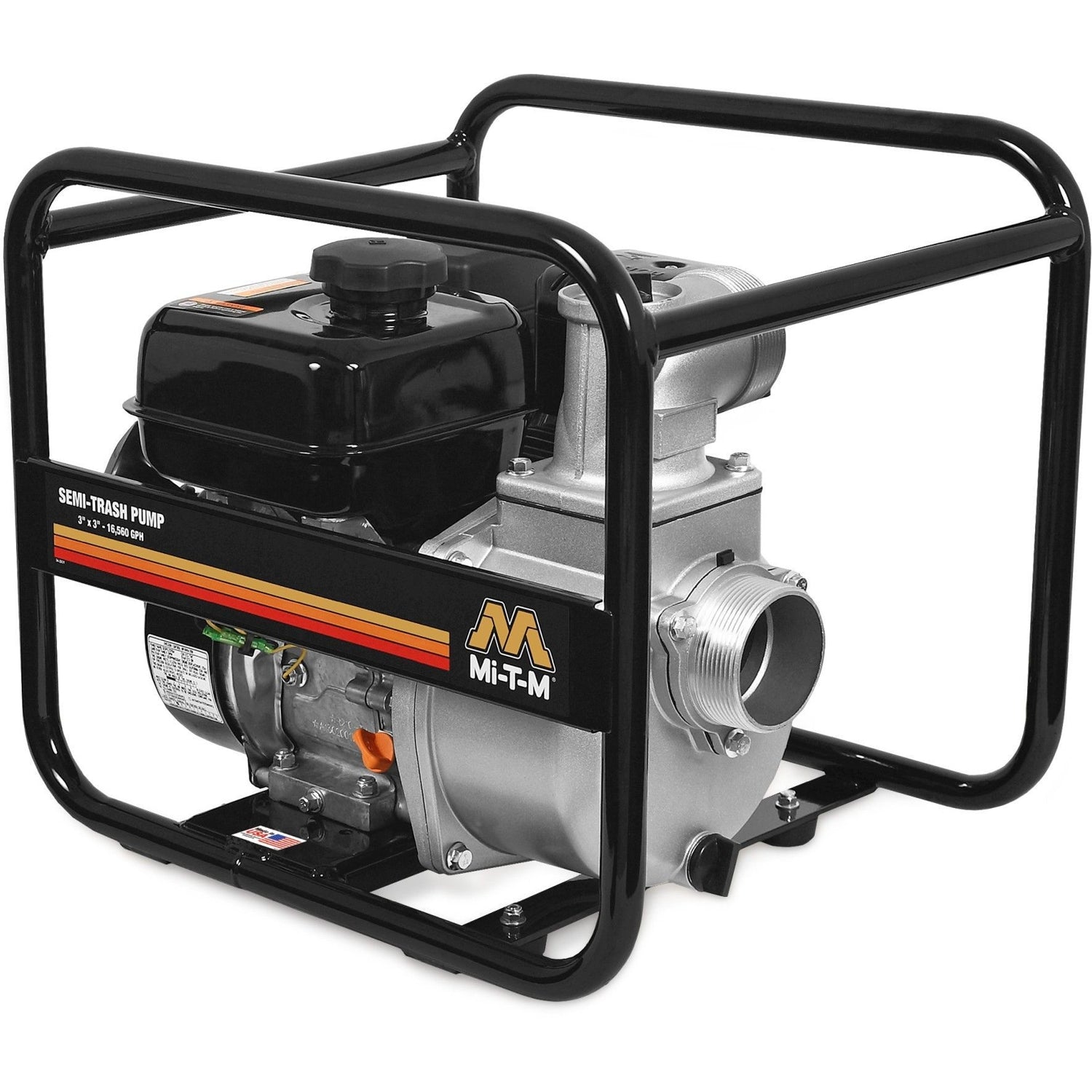 Mi-T-M WTP-S03-2MGM 3-Inch Semi-Trash Water Pump