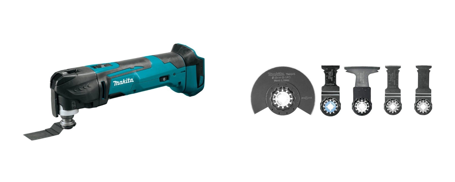 Makita Makita XMT03Z 18V LXT Cordless Multi-Tool with 5-Piece