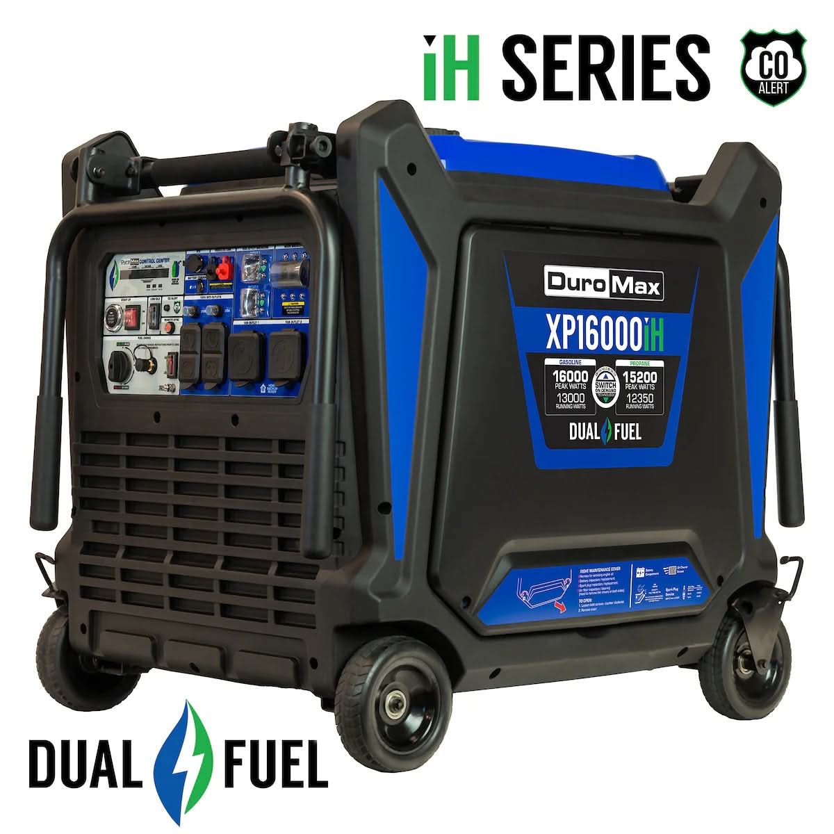 DuroMax XP16000iH Dual Fuel Portable Inverter Generator