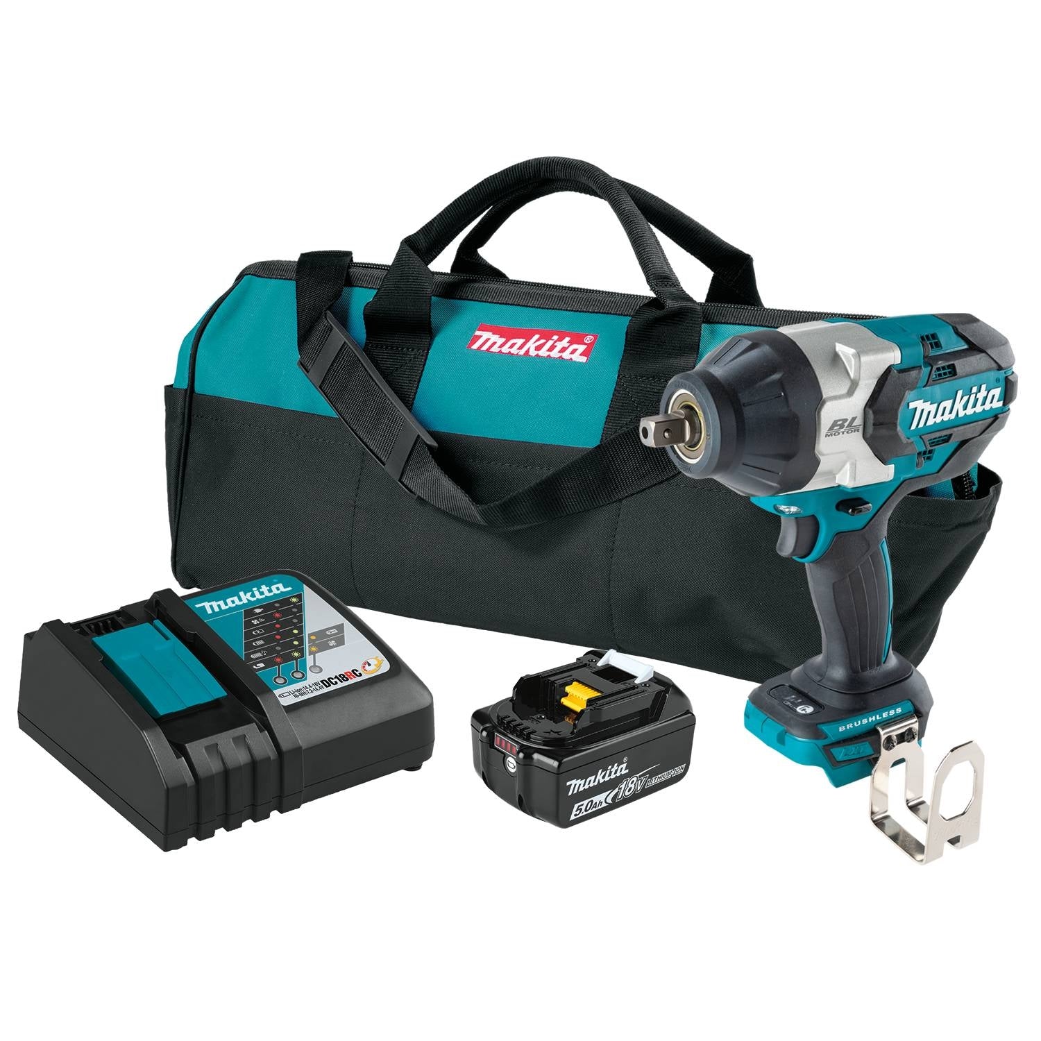 Makita XWT19T 18V LXT Lithium-Ion Brushless Cordless 3-Speed 1/2
