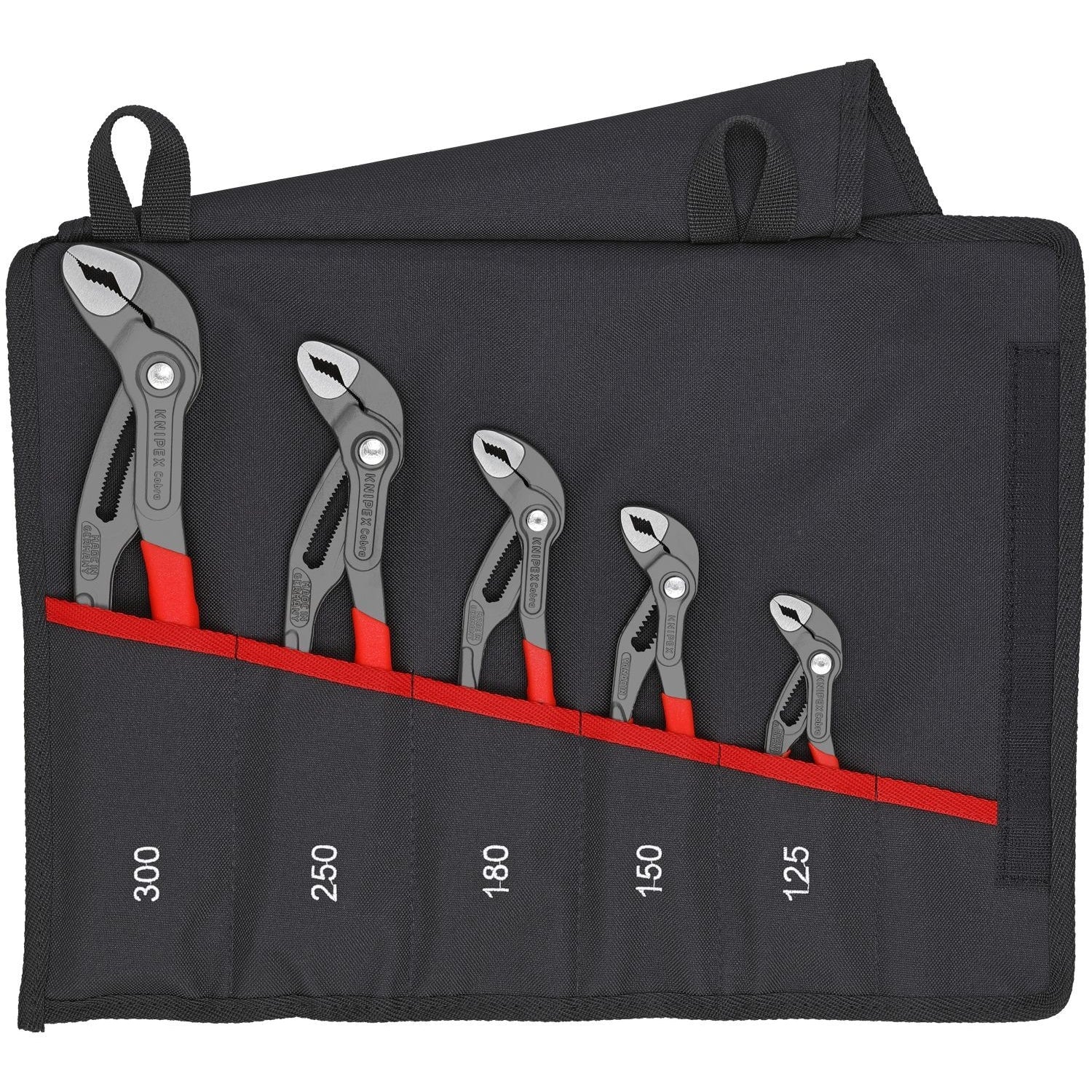 Knipex 00 19 55 S5 5 Pc Cobra Set in Tool Roll