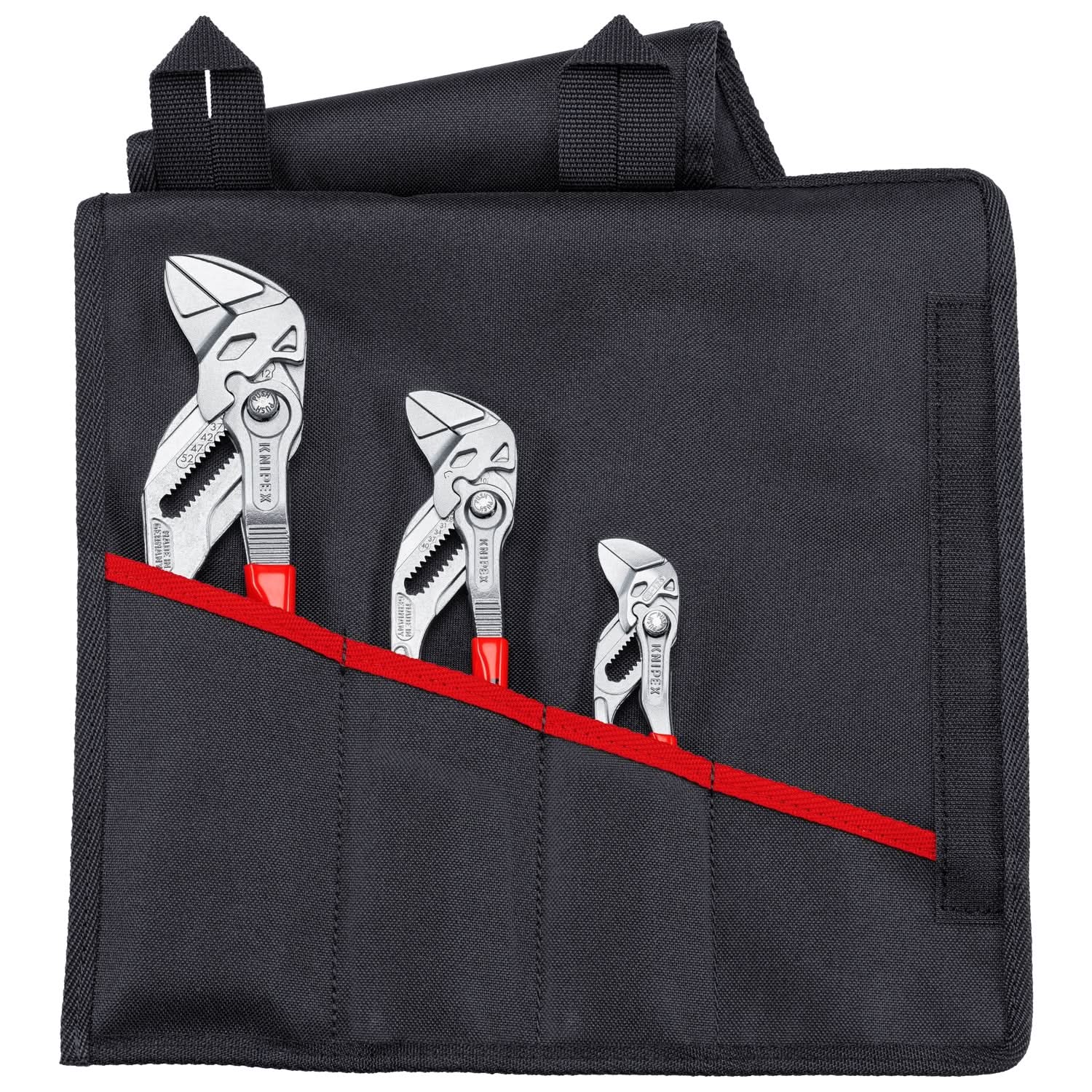 Knipex 00 19 55 S6 3-Piece Pliers Wrench Set in Tool Roll