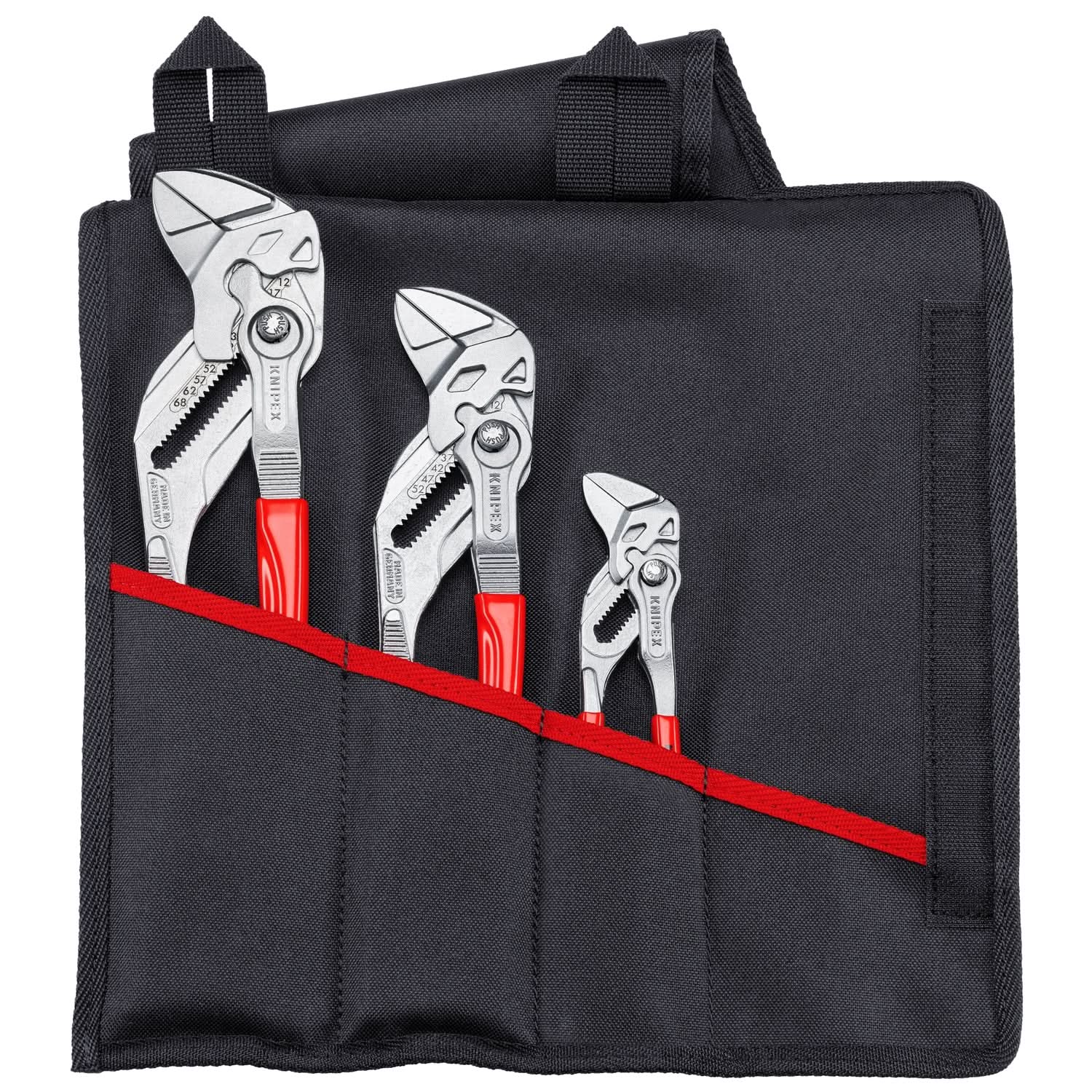 Knipex 00 19 55 S7 3-Piece Pliers Wrench Set in Tool Roll