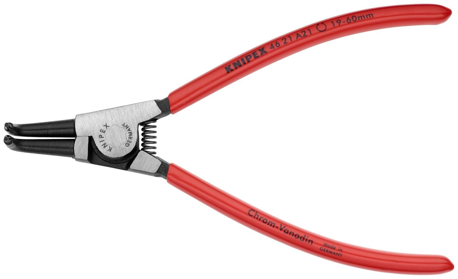 Knipex 00 19 56 4 Pc Snap Ring Pliers Set in Tool Roll