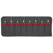 Knipex 00 19 58 V02 8 Pc Precision Snap Ring Pliers Set in Tool Roll