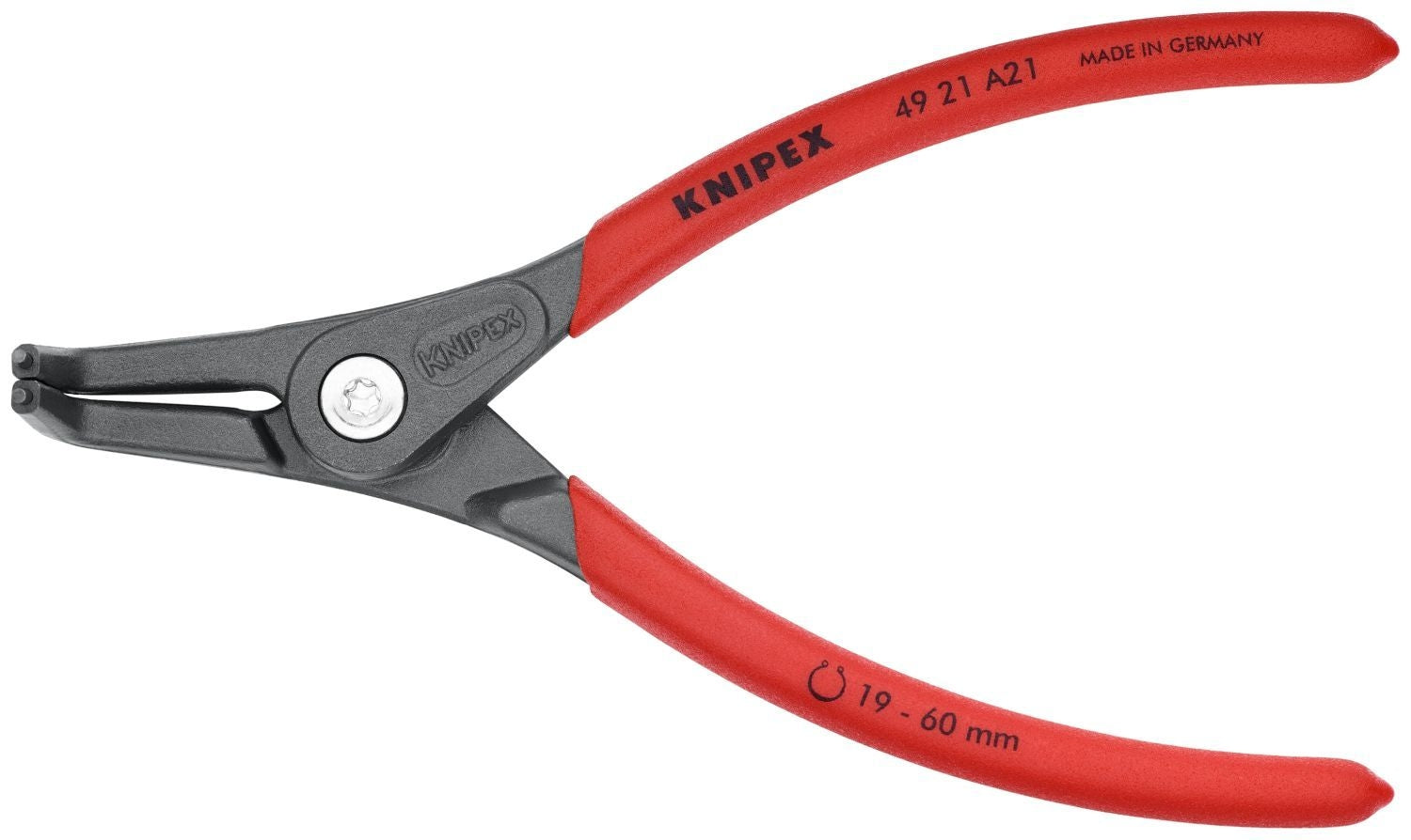 Knipex 00 20 01 V02 6 Pc Precision Snap Ring Pliers Set in Foam Tray