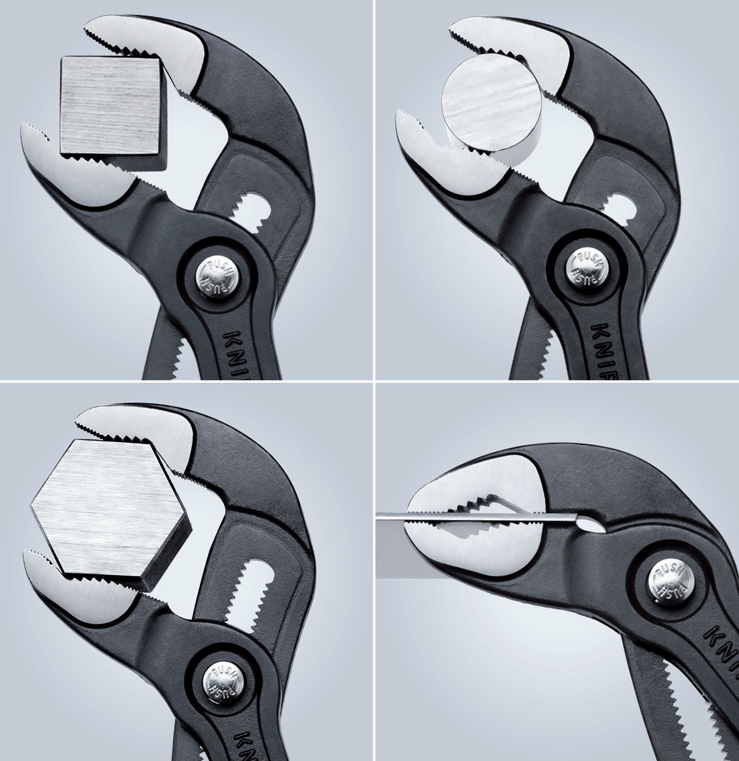 Knipex 00 20 06 US1 3 Pc Cobra Pliers Set
