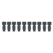 Knipex 00 61 10 CA SBA 10-Piece KNIPEXTEND ColorCoded Clips Set, Dark Gray
