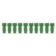 Knipex 00 61 10 CG SBA 10-Piece KNIPEXTEND ColorCoded Clips Set, Green