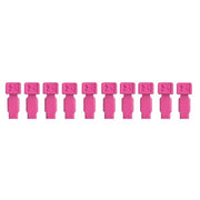 Knipex 00 61 10 CM SBA 10-Piece KNIPEXTEND ColorCoded Clips Set, Magenta