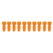 Knipex 00 61 10 CO SBA 10-Piece KNIPEXTEND ColorCoded Clips Set, Orange