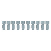 Knipex 00 61 10 CS SBA 10-Piece KNIPEXTEND ColorCoded Clips Set, Light Gray