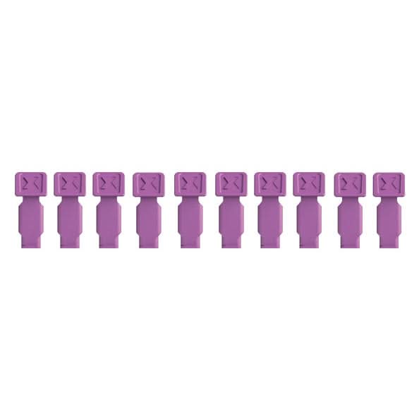 Knipex 00 61 10 CV SBA 10-Piece KNIPEXTEND ColorCoded Clips Set, Violet