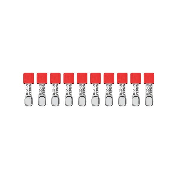 Knipex 00 62 10 TR SBA 10-Piece KNIPEXTEND TetheredTool Clips Set, Red