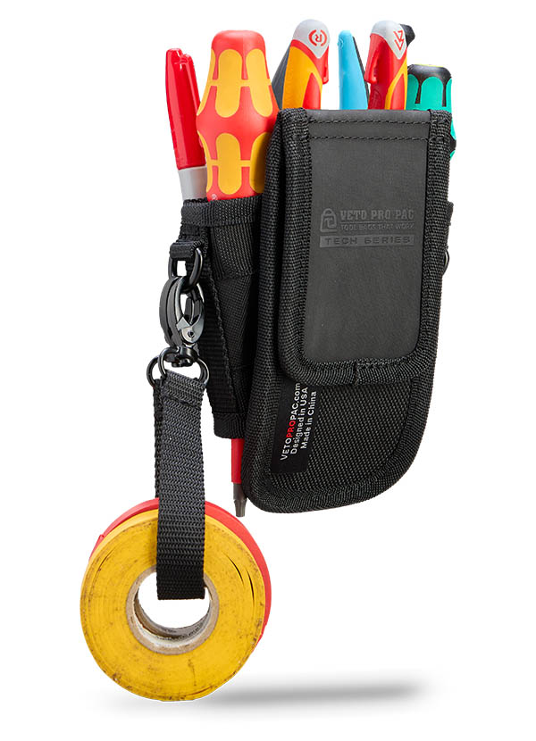 Veto Pro Pac BLACKOUT Small Semi-Rigid Multi-Functional Tool Pouch (SC45 BLACKOUT)