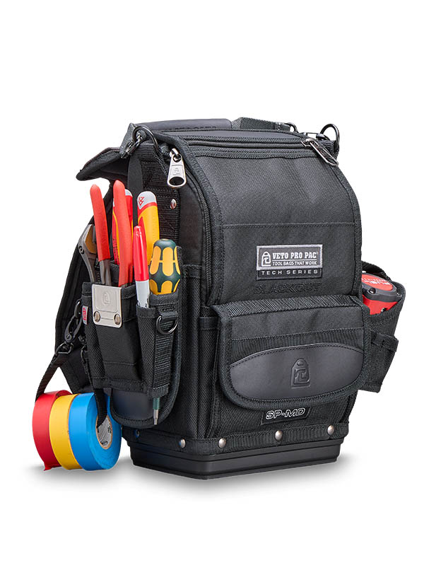 Veto Pro Pac BLACKOUT Compact Closed-Top Tool Pouch (SP-MD BLACKOUT)