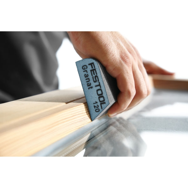Festool 201084 Granat Concave Abrasive Sanding Block, 120 Grit, 6-Pack