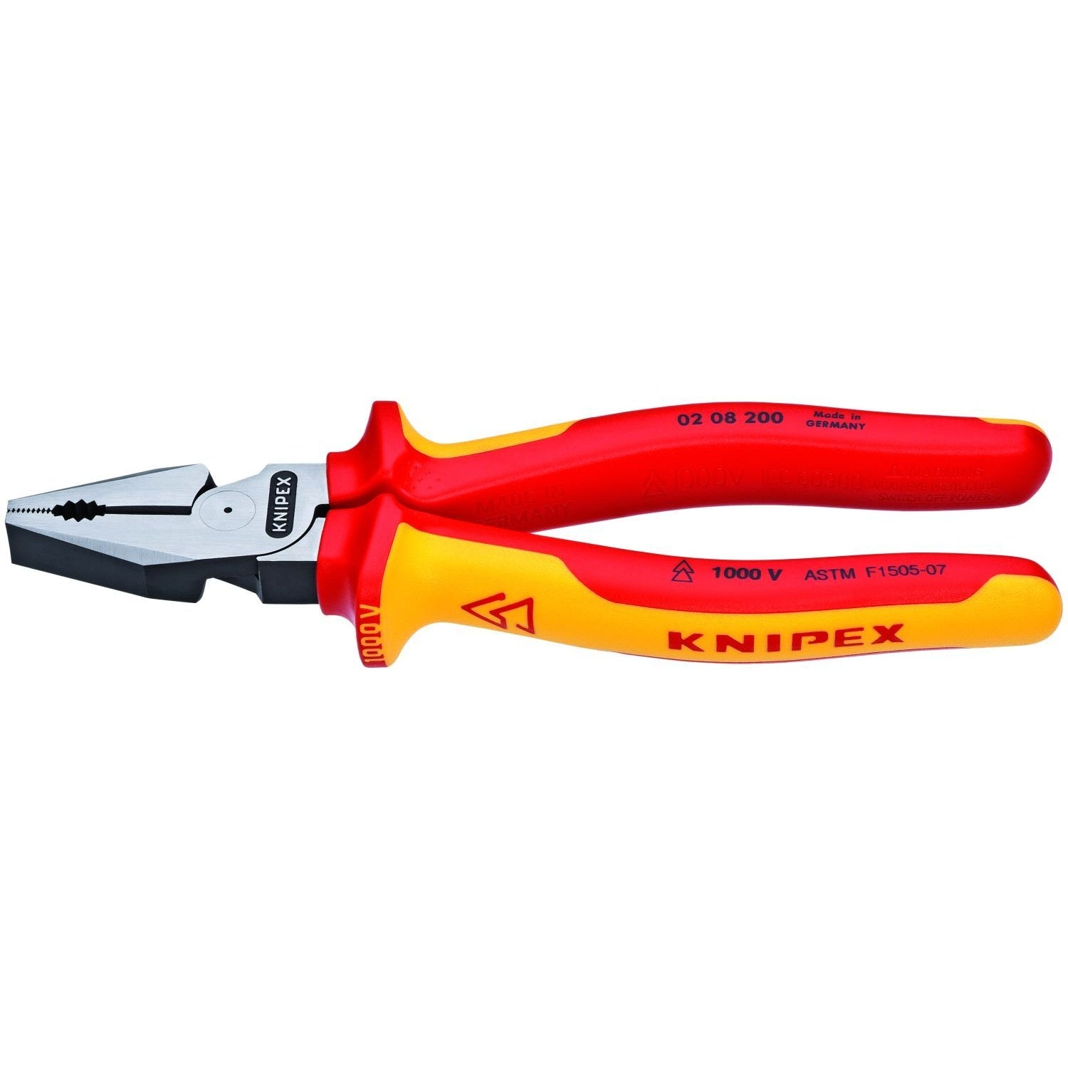 Knipex 02 08 200 US High Leverage Combination Pliers-1000V Insulated