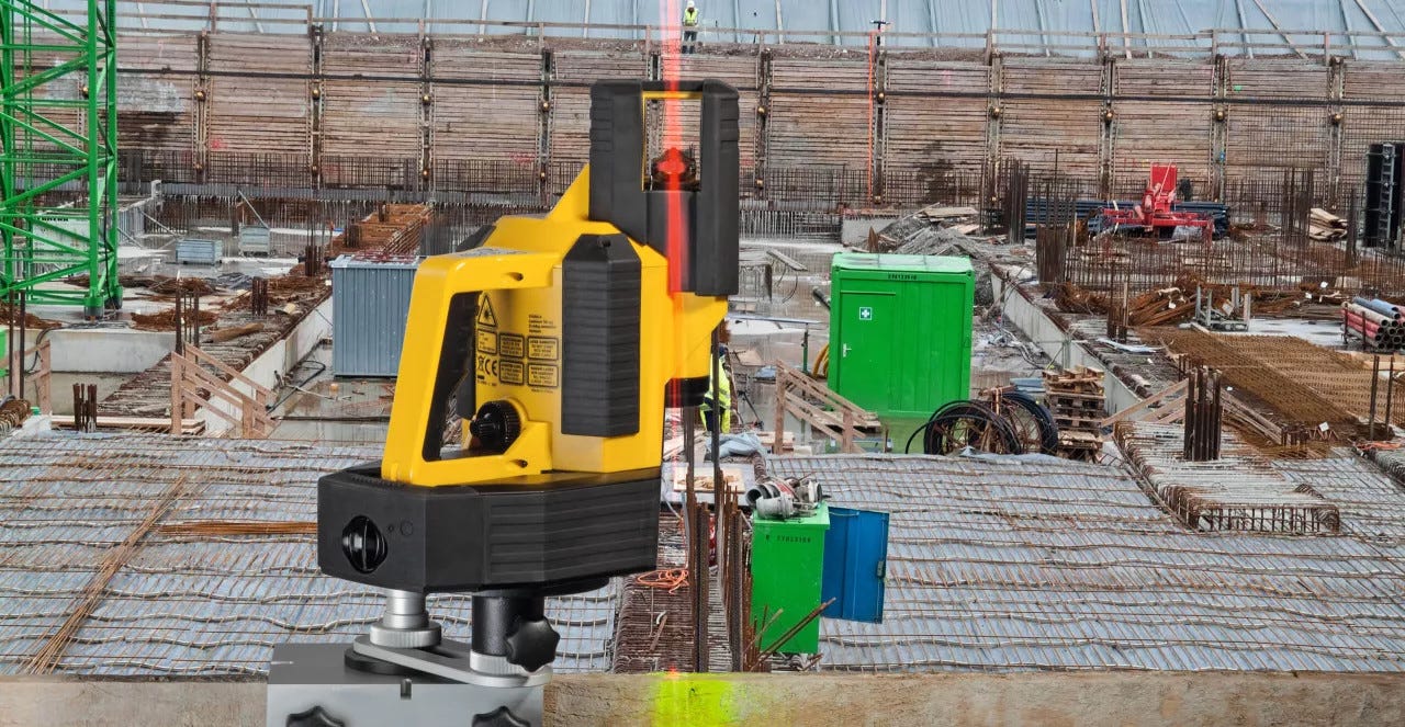 Stabila 02180 LA 180 Layout Laser Level Set