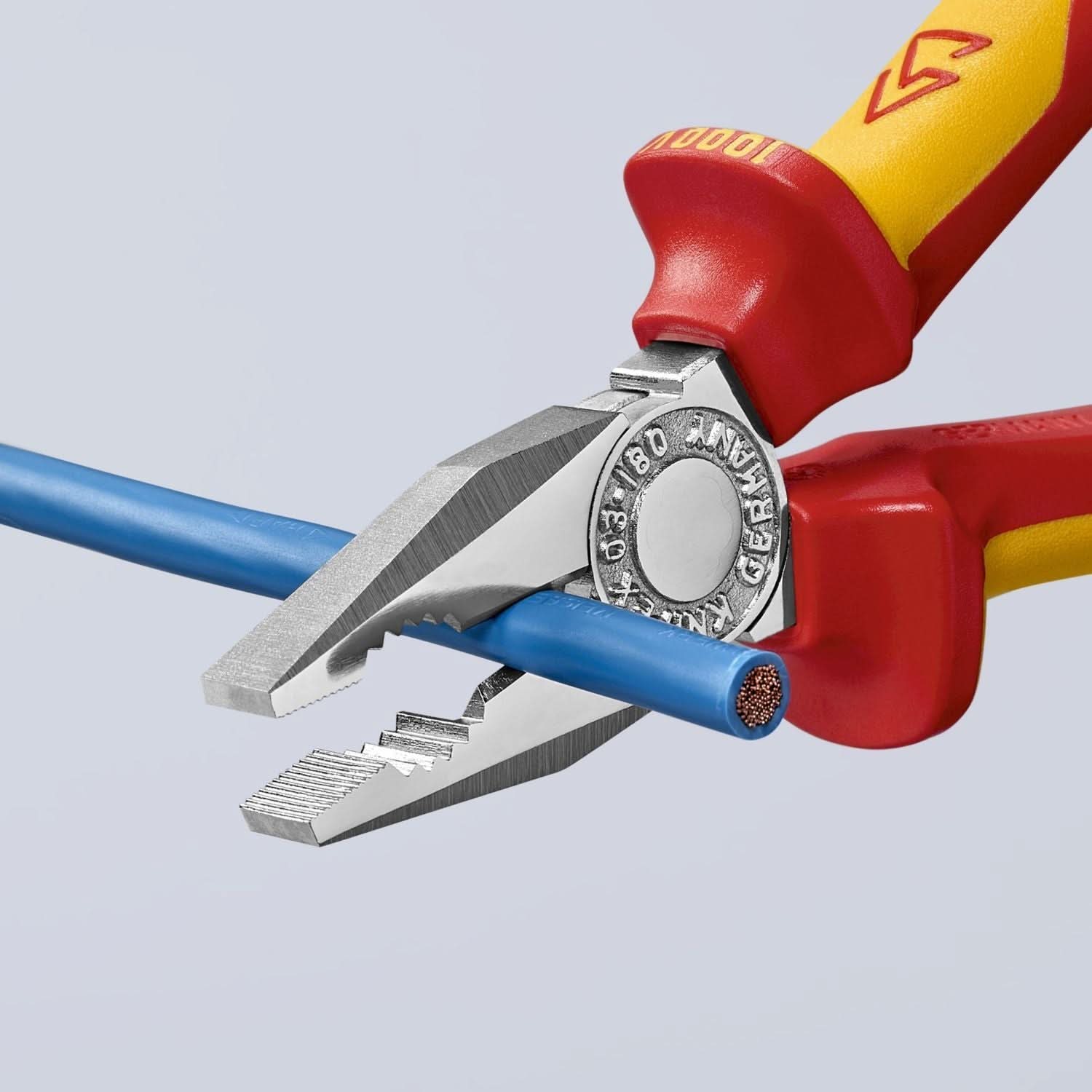 Knipex 03 06 180 Combination Pliers-1000V Insulated – Tool Nut