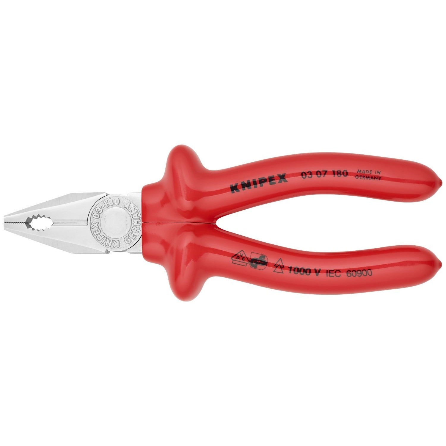 Knipex 03 07 180 Combination Pliers-1000V Insulated