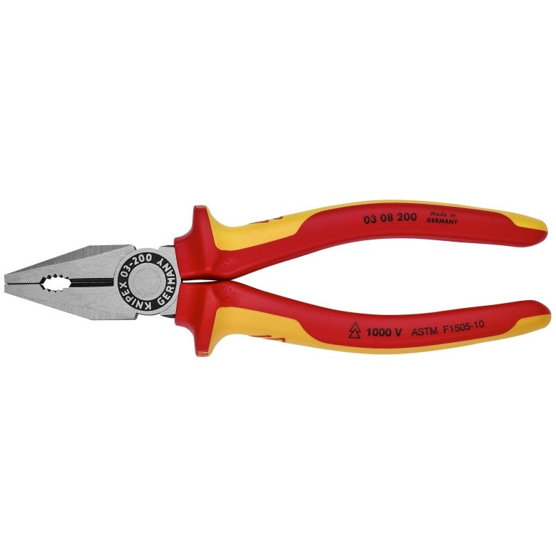 Knipex 03 08 200 SBA 8" Combination Pliers-1000V Insulated