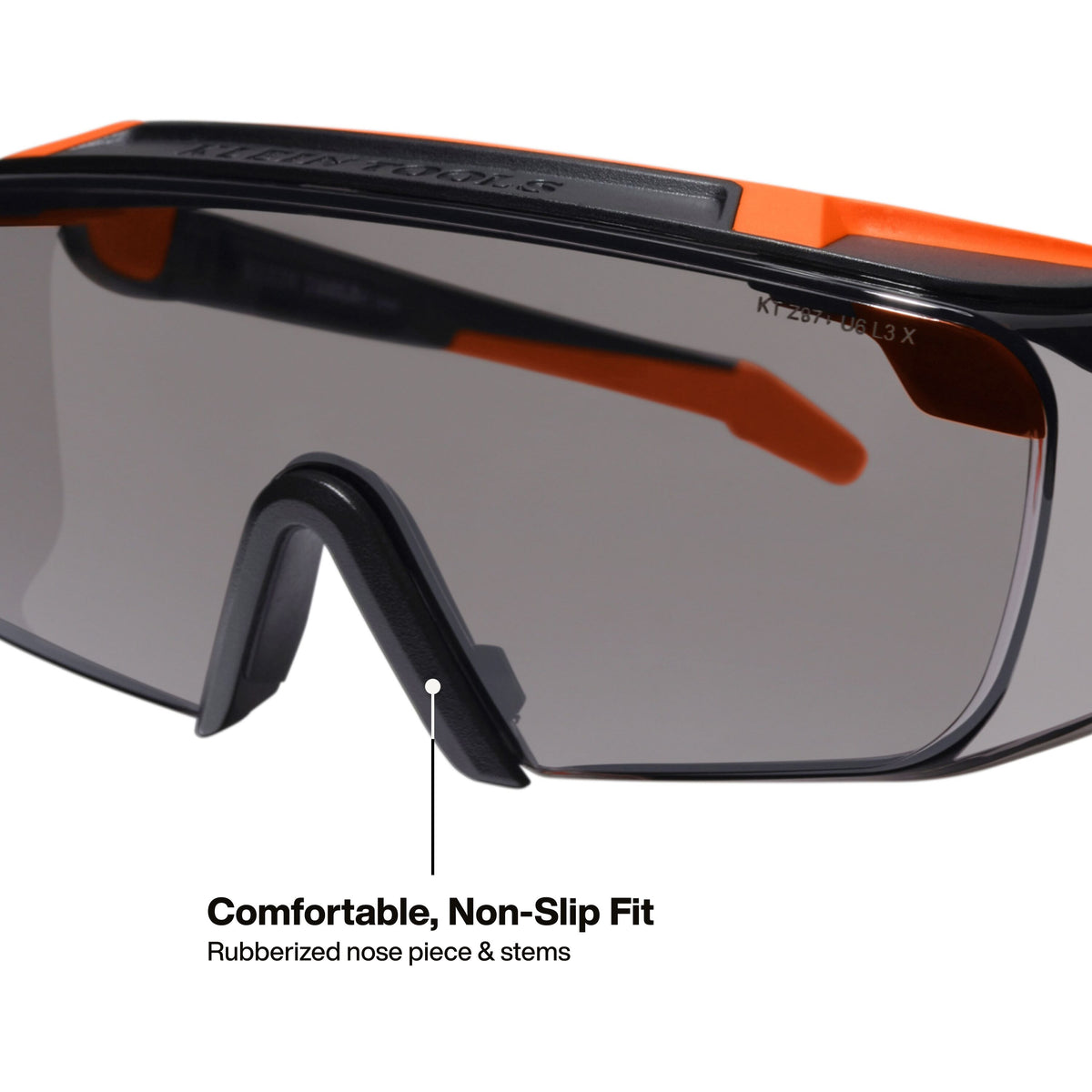 Klein Tools 03007 safety glasses ANSI Z87.1+ and CSA Z94.3 impact rating