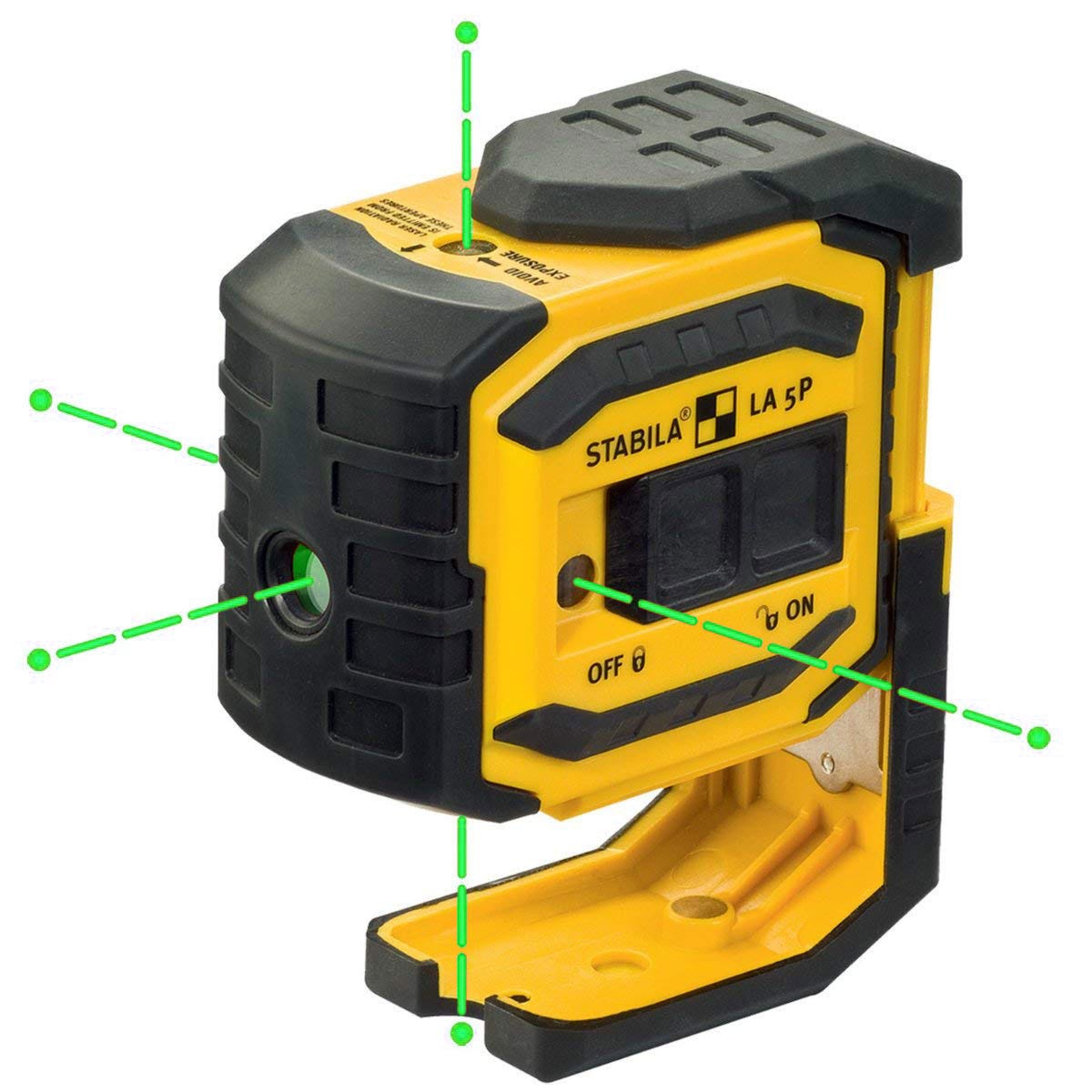 Stabila 03165 LA-5P Green 5 Point Laser Level Set