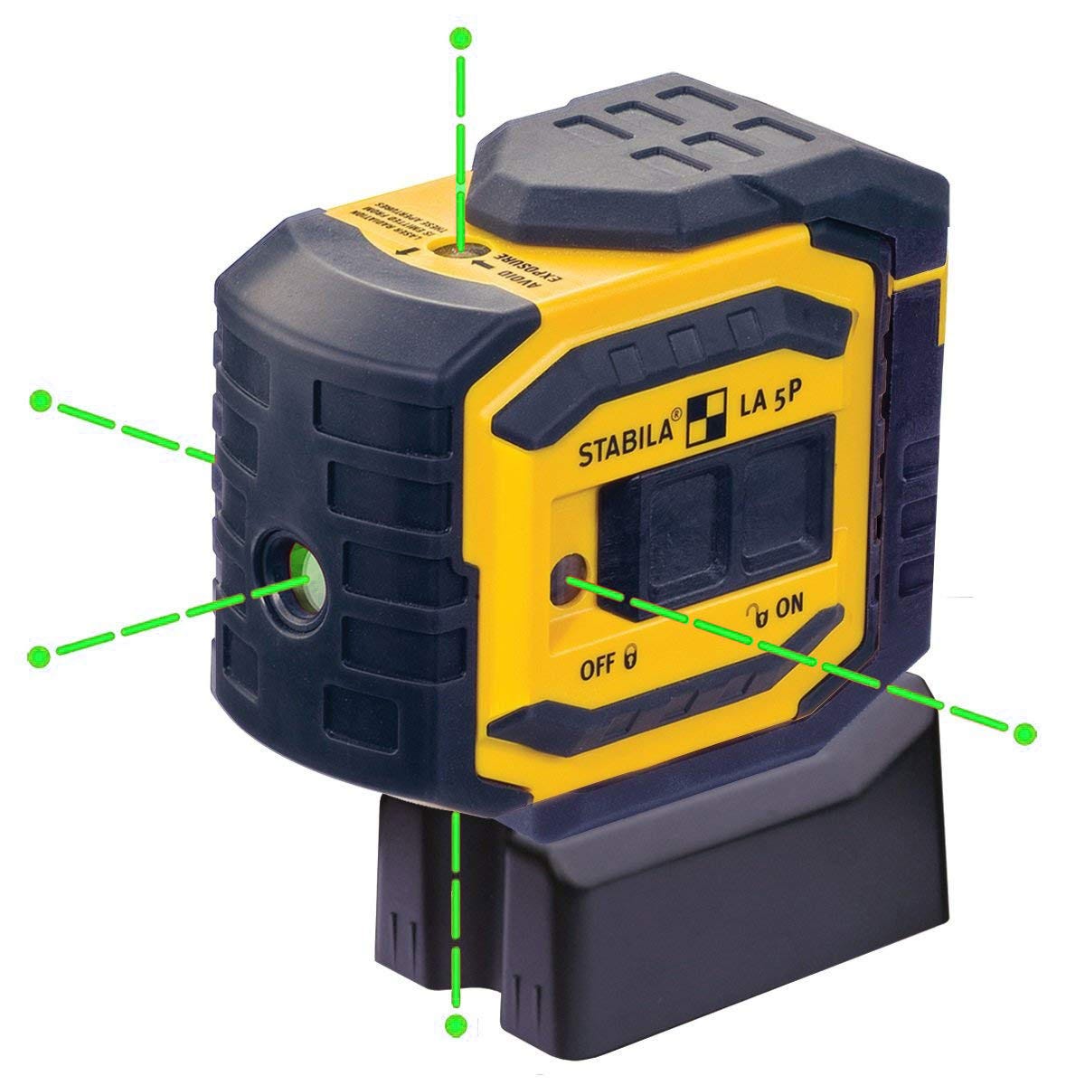 Stabila 03165 LA-5P Green 5 Point Laser Level Set
