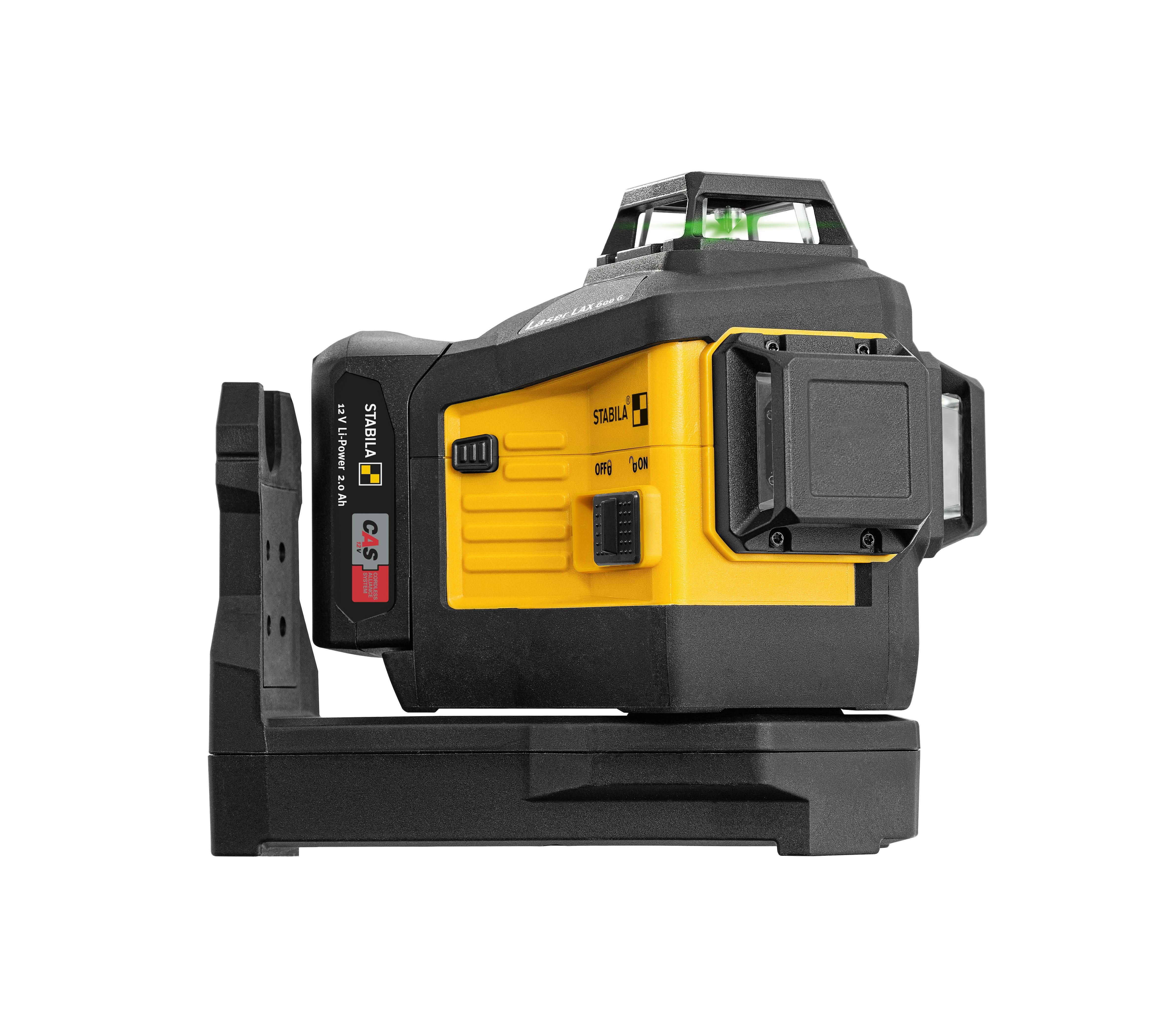Stabila 03420 LAX 600G Green Beam 3-Plane x 360° Laser 7-Piece